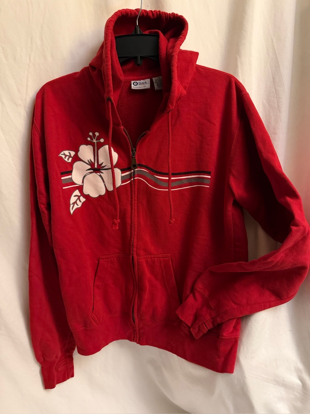 4th of July Hawaiian patriot sweatshirt zip and hoodie size L